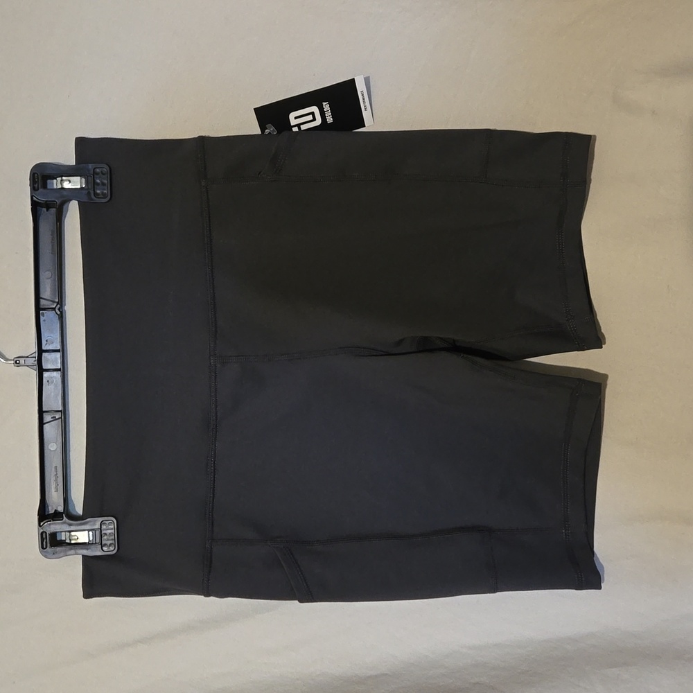 Black Ideology pocketed compression bike shorts,NEW